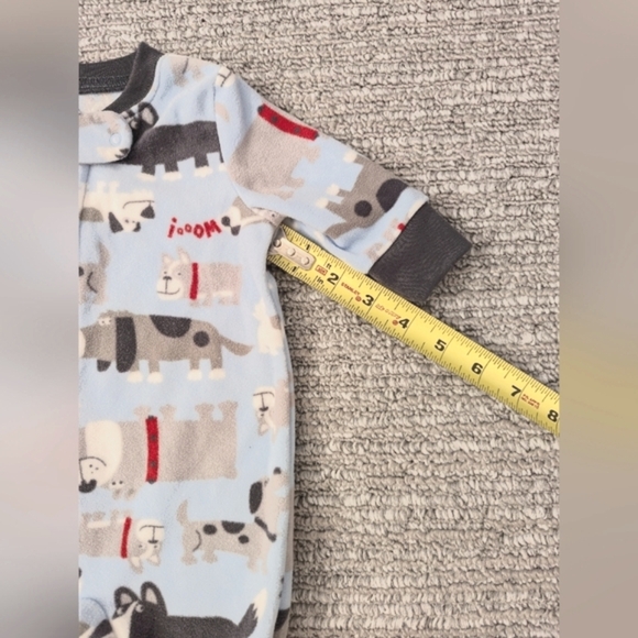 Carter's (Size 3 Months) Footed Fleece Sleepers/Pyjamas With Full Front Zipper - Picture 12 of 15